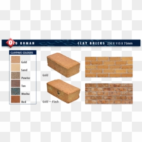 Claypave Old Roman Gold Bricks, HD Png Download - gold bricks png
