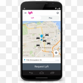 Android Apps Using Google Maps, HD Png Download - lyft mustache png