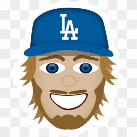 Image-1 - Dodger Emoji, HD Png Download - clayton kershaw png