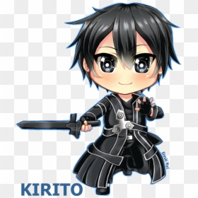 Chibi Kirito , Png Download - Chibi Kirito Y Asuna, Transparent Png - kirito and asuna png