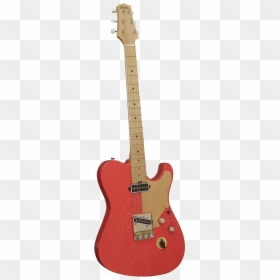 Sold Asher T Deluxe Coral Nitro Guitar With Slim C - Electric Guitar, HD Png Download - guitar headstock png