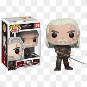 Funko Pop The Witcher, HD Png Download - geralt of rivia png