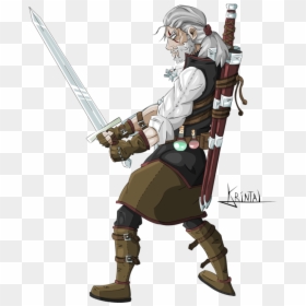 Thumb Image - Cartoon, HD Png Download - geralt of rivia png