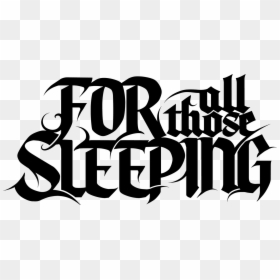 For All Those Sleeping - Poster, HD Png Download - sleeping with sirens logo png