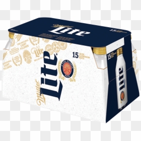 Miller Lite 15 Pack Pint, HD Png Download - miller lite can png