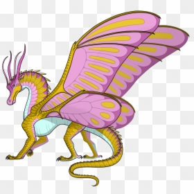 Wings Of Fire Database - Wings Of Fire Silkwing Oc, HD Png Download - purple wings png