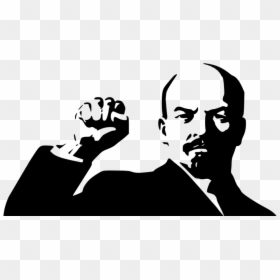 Lenin - Lenin Black And White, HD Png Download - vladimir lenin png