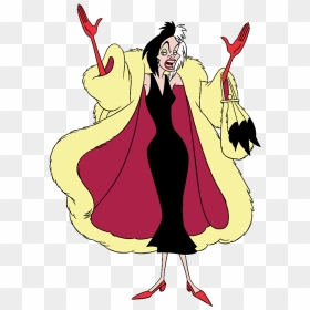 Clipart Free September - Coloring Pages Disney Villains, HD Png Download - cruella deville png