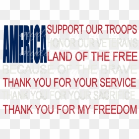 Poster, HD Png Download - support our troops png