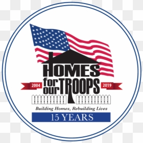Homes For Our Troops Logo, HD Png Download - support our troops png
