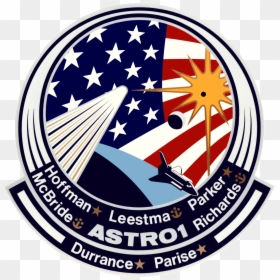 Sts 61 E Patch - Emblem, HD Png Download - american flag patch png