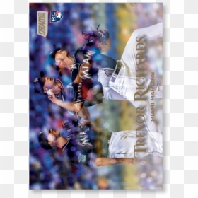 Trevor Richards 2019 Topps Stadium Club Baseball Base - Picture Frame, HD Png Download - bluebonnets png
