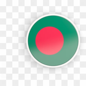 Round Icon With White Frame - Bangladesh Flag Photo Frame, HD Png Download - square white frame png