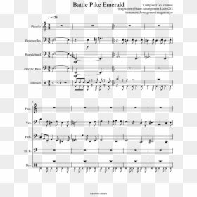 Mendelssohn String Quartet No 2 Sheet Music, HD Png Download - pike png