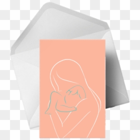 Gift A Hand Heart Or Card - Envelope, HD Png Download - construction paper png