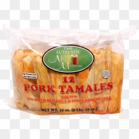 12 Count Pork Tamales With Red Chile - Graham Bread, HD Png Download - tamale png