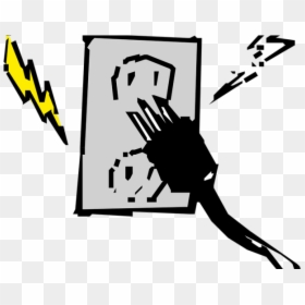 Electric Huge Freebie - Electrical Outlet Caution Sign, HD Png Download - static electricity png