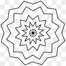 Easy Flower Mandala Coloring Pages, HD Png Download - colorful mandala png