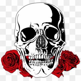 Thumb Image - Skull With Roses Png, Transparent Png - rosespng