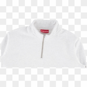 Supreme Logo Piping Half Zip Sweatshirt "ss - Sweater, HD Png Download - supreme hoodie png