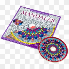 Color With Music Mandalas Adult Coloring Book - Mandalas For Calming Down, HD Png Download - colorful mandala png
