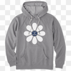 Women"s Life Is Good Daisy Go-to Hoodie - Hoodie, HD Png Download - supreme hoodie png