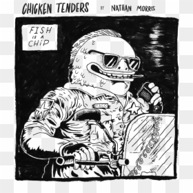 Chicken Tenders By Nathan-morris - Adult Swim Comic, HD Png Download - chicken fingers png