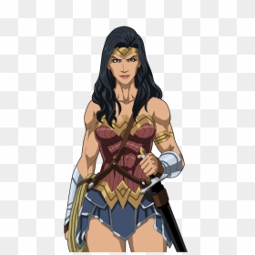 Batman And The Justice League Wiki - Wonder Woman Muscle Deviantart, HD Png Download - wonder woman cartoon png