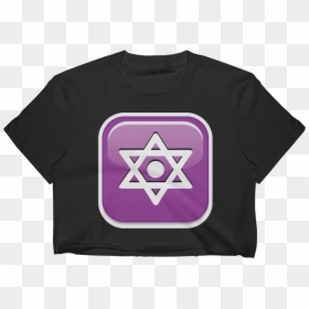 Emoji Crop Top T Shirt - Triangle, HD Png Download - trangle png