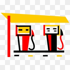 Transparent Gas Pumps Clipart - Combustibles Fosiles Dibujos Animados, HD Png Download - gas pump clip art png