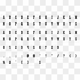 Typewriter Font Tattoo Numbers, HD Png Download - texas rangers logo png