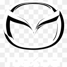 Mazda Logo White Png, Transparent Png - mazda logo png