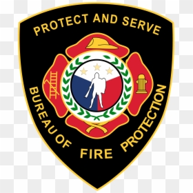 Bureau Of Fire Logo, HD Png Download - fire logo png