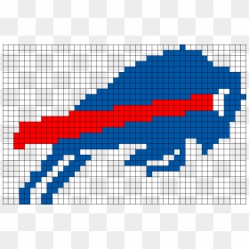Nfl Logos Pixel Art, HD Png Download - buffalo bills logo png