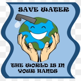 Save Water Poster Easy, HD Png Download - save water logo png