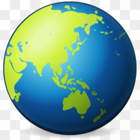 Emoticon De La Tierra, HD Png Download - world globe logo png
