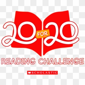 20 For 20 Reading Challenge, HD Png Download - scholastic logo png