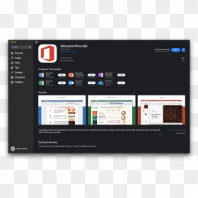 Office 365 Mac App Store, HD Png Download - app store logo png