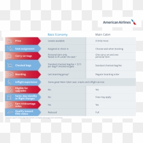 Economy American Airlines Baggage, HD Png Download - american airlines logo png