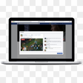 Facebook Live On Computer, HD Png Download - facebook live logo png