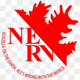 Evangelion Nerv Logo Png, Transparent Png - godzilla logo png