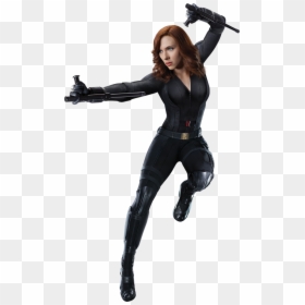 Black Widow Full Body, HD Png Download - captain america civil war logo png