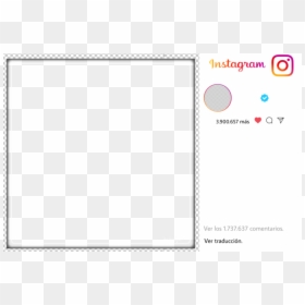 Plantillas Para Instagram Png, Transparent Png - instagram png