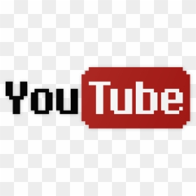 8 Bit Youtube Logo, HD Png Download - youtube png