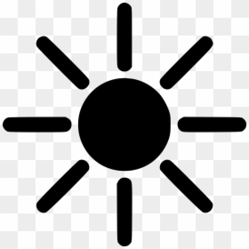 Brightness Icons, HD Png Download - sun png