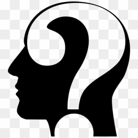 Thinking Head Clip Art, HD Png Download - question mark png