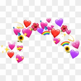 Emoji Heart Meme Png, Transparent Png - emoji png