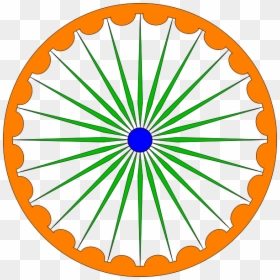 Indian Flag Black And White, HD Png Download - sun png