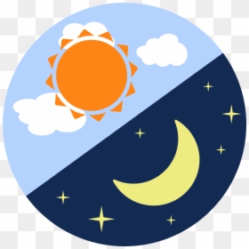 Day And Night Icon, HD Png Download - moon png