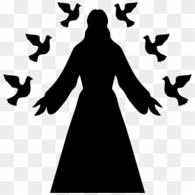Jesus Christ Silhouette, HD Png Download - cross png